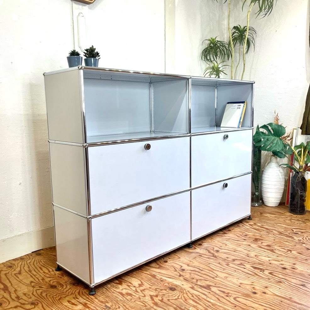 USMハラー / USM Haller モジュラーキャビネット オープンシェルフ 2列