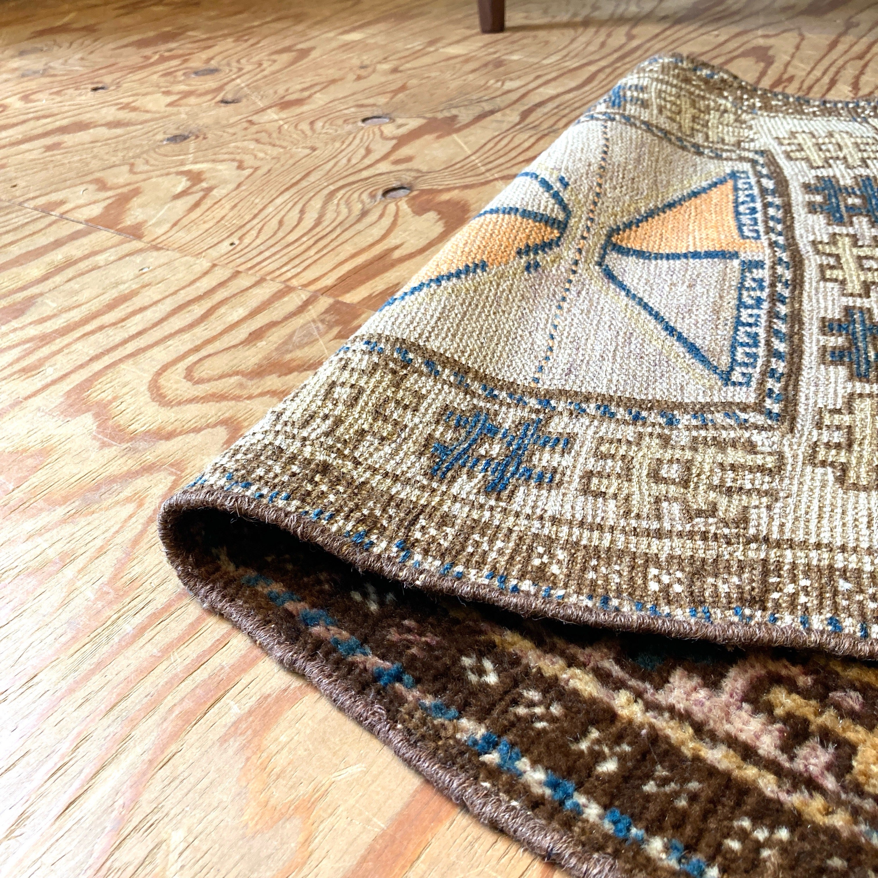 トライバルラグ ウール アフガニスタン ヴィンテージ 中古 ラグ敷物