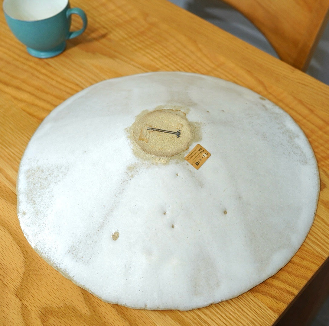 大皿 プレート 白 器 中古 作家もの 陶器 和食器