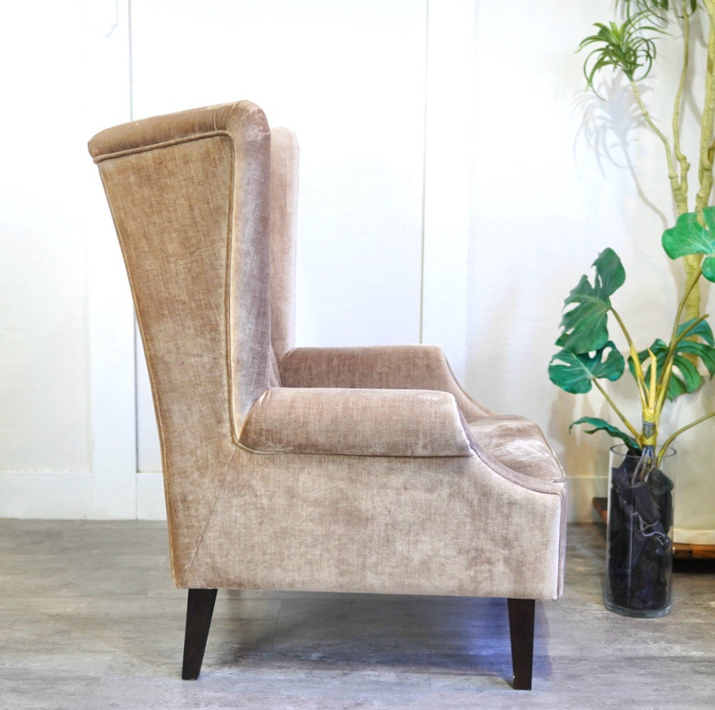 中村工芸 N114 ラウンジチェア 1Pソファ 展示品 中古 1人掛け ピンク