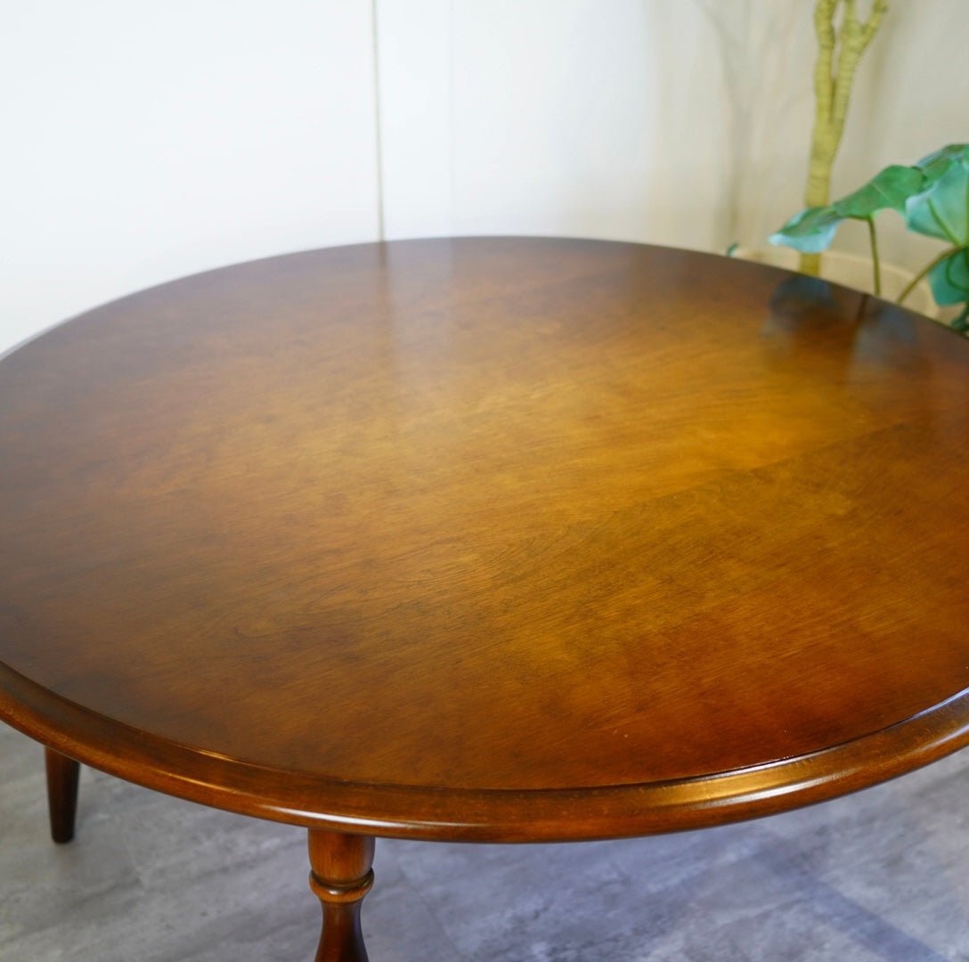 飛騨産業 / HIDA 穂高 ラウンドダイニングテーブル 中古 木 円 机 廃盤