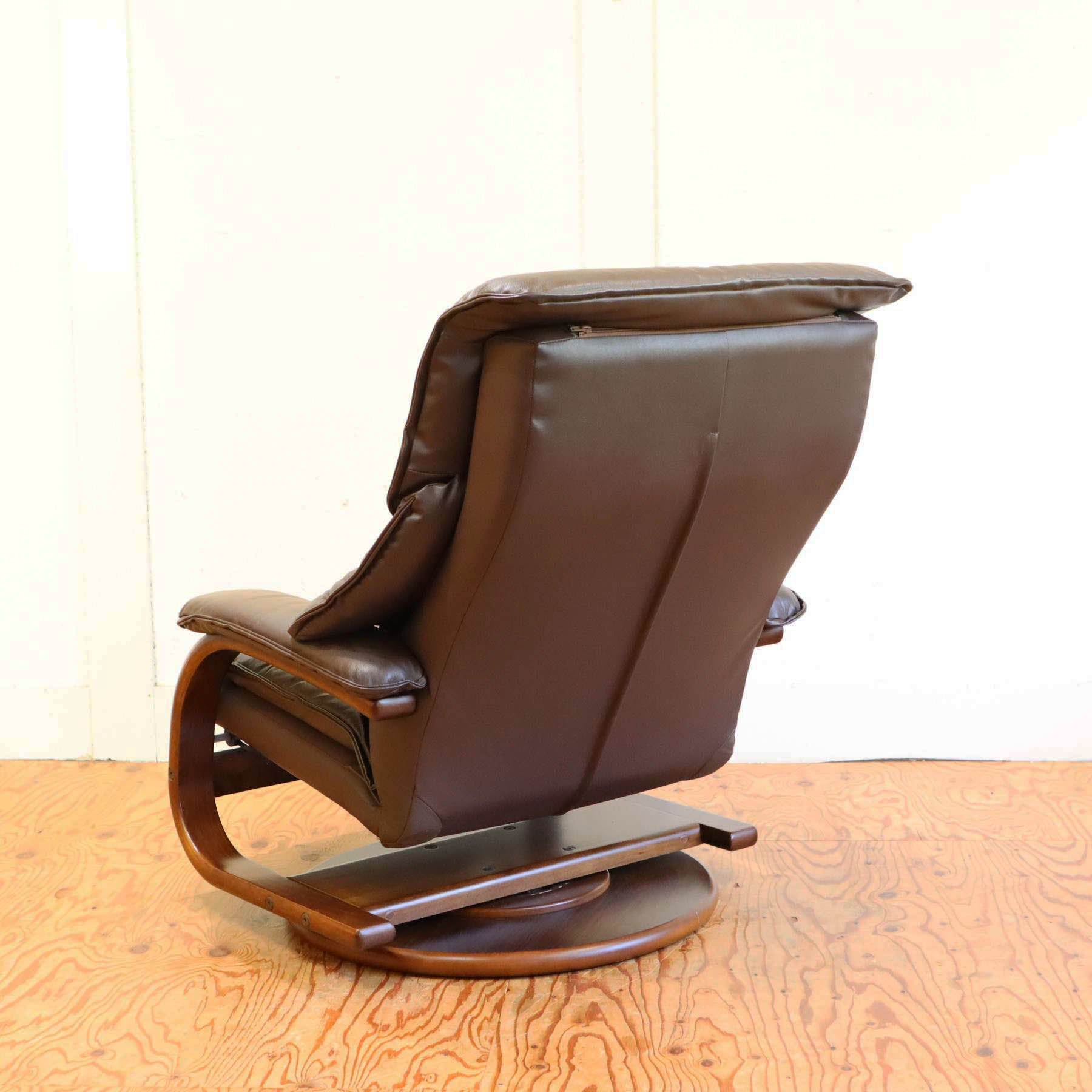 冨士ファニチア FUJI FANITURE リクライニングソファ 1Pソファ 本革