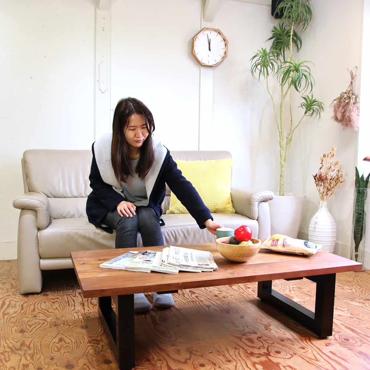 ヒモラ / himolla ベルク 2.5人掛け ソファ サンドベージュ IDC大塚