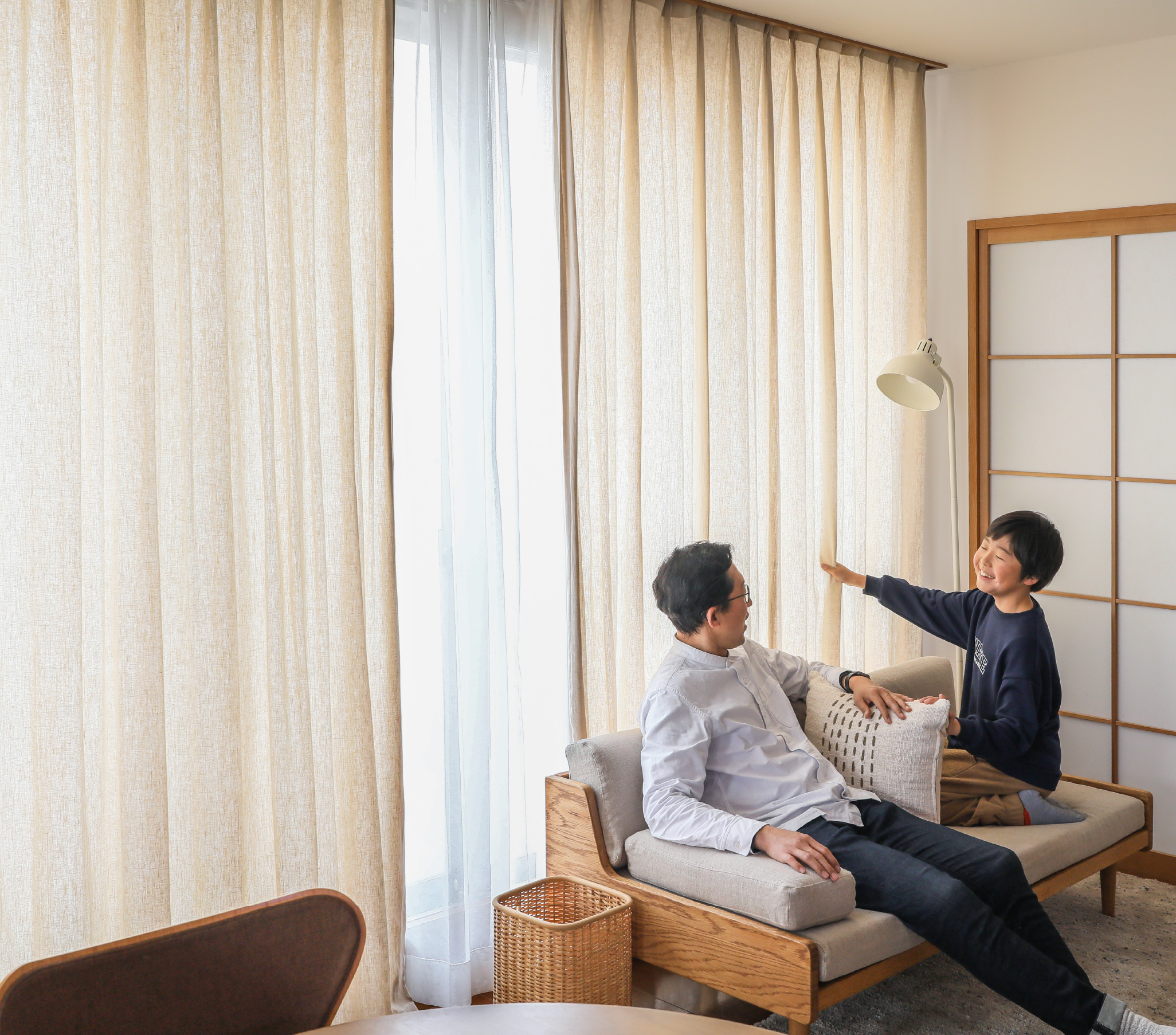 リネンカーテン Marのある暮らし｜家具・インテリア通販 Re:CENO（リセノ）