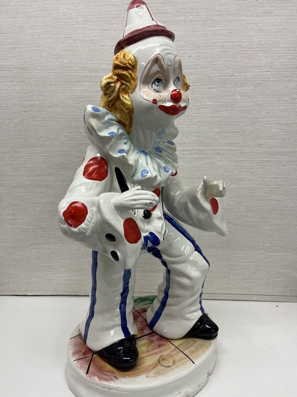 イタリアアンティーク ピエロ置物 - リサイクル＆買取専門のリサイクル