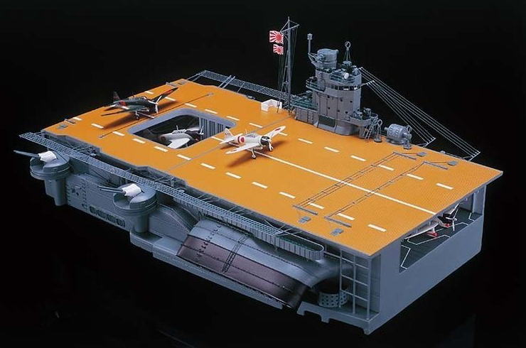 □空母赤城精密模型完成品 木製ハンドメイド精密艦船模型完成品台座付