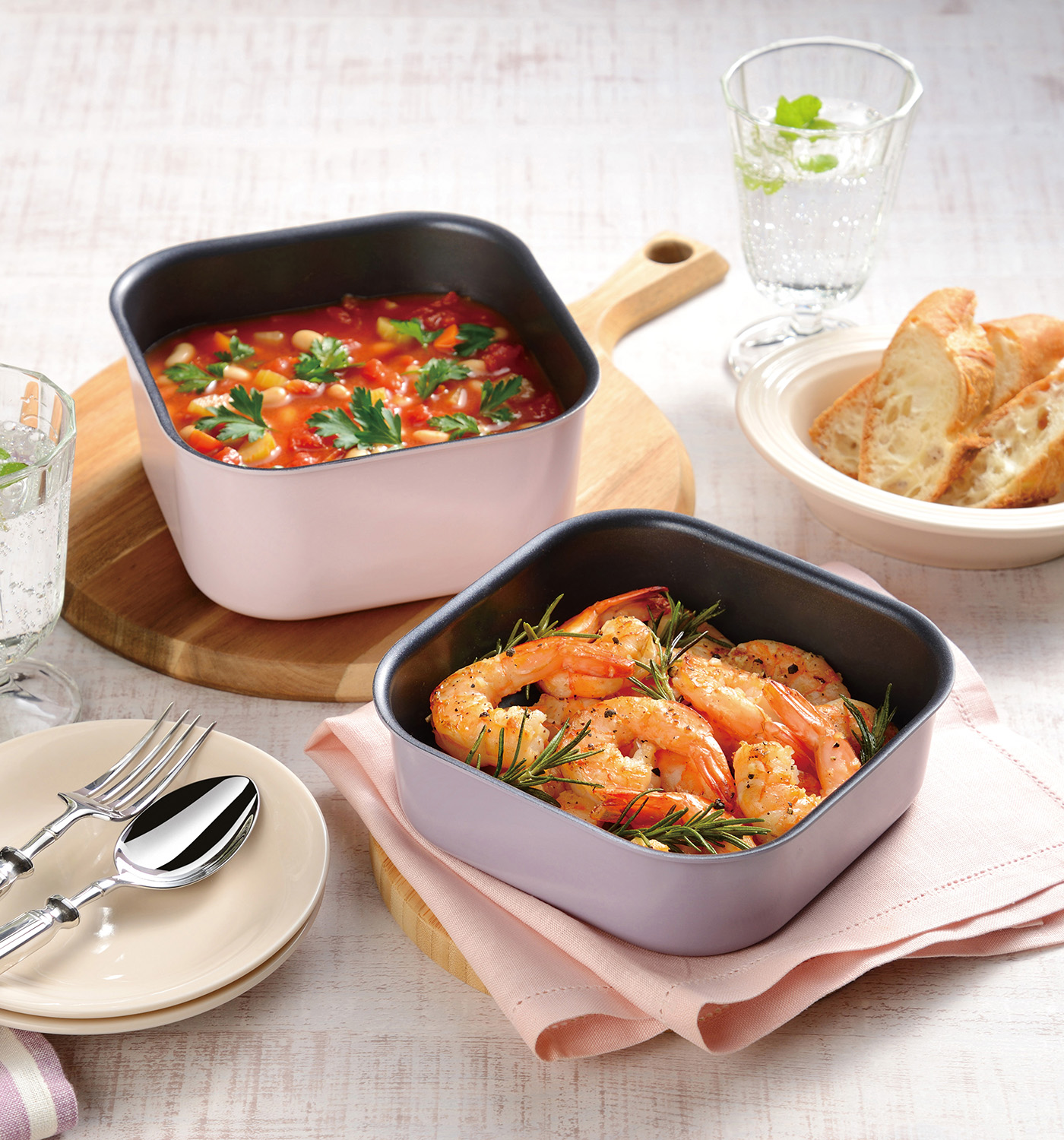 レクトメイト 四角いフライパン・鍋 取っ手が取れる | 和平フレイズ