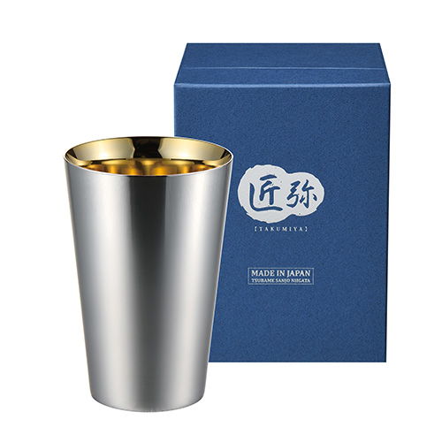 匠弥（たくみや）ステンレスタンブラー（内面金メッキ） | 和平