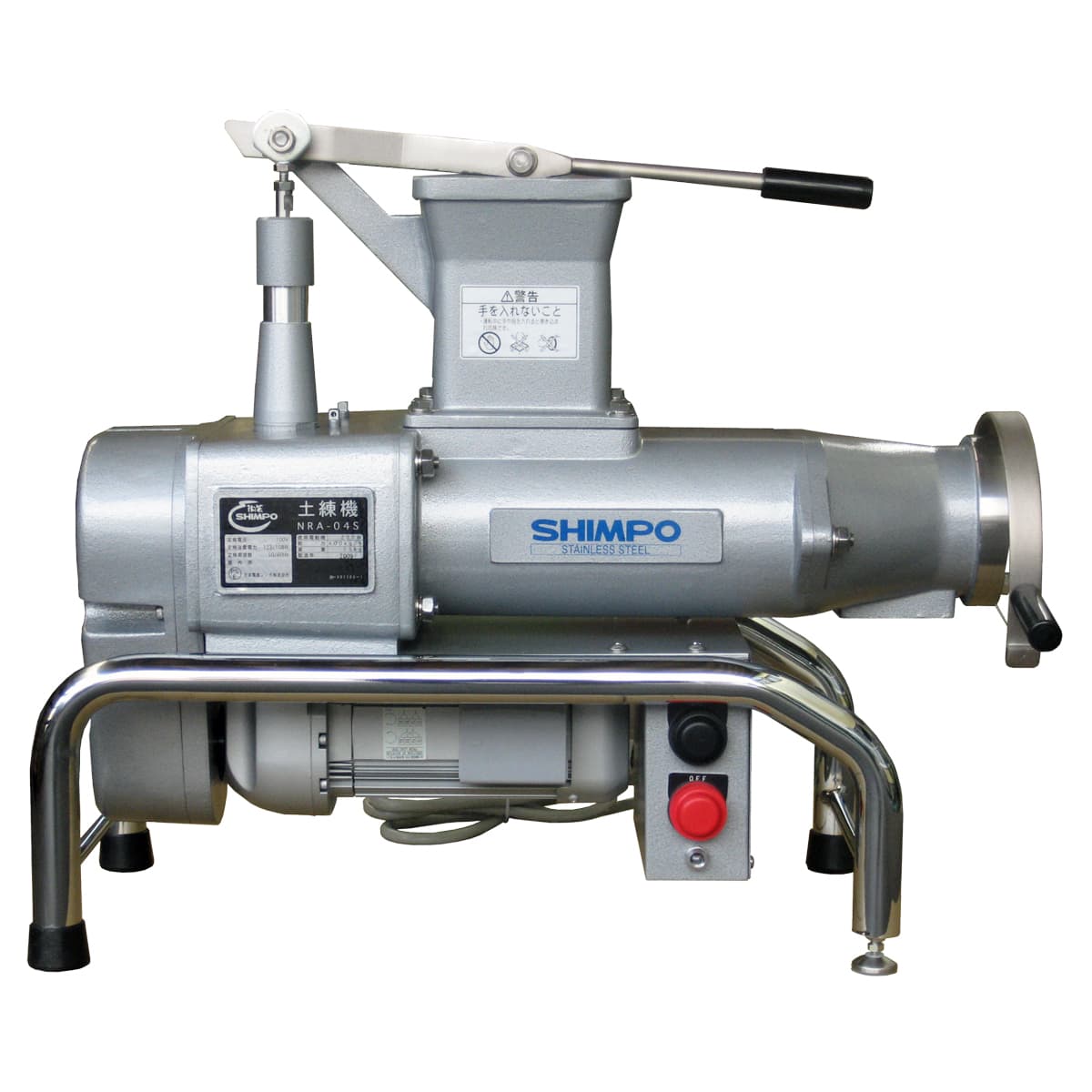 常圧式土練機 NRA-04 | 陶芸ショップ.コム / 陶芸用品・陶芸材料の専門店