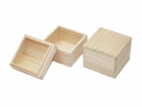 桐箱 紐なし蓋印籠 猪口2個入れ | 陶芸ショップ.コム / 陶芸用品・陶芸