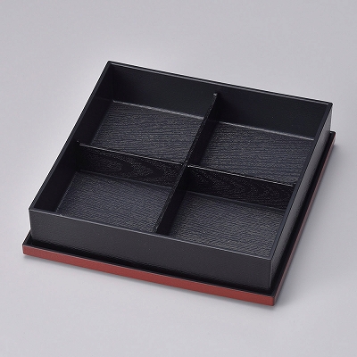 四つ仕切り 箱(松花堂・会席弁当箱)|食器通販の陶磁庵