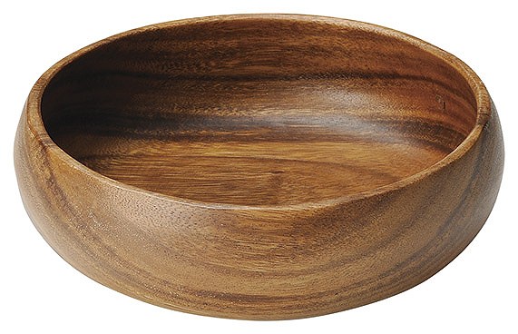 アカシアプレート 丸ボウル 20(木製ボウル(洋食器))|食器通販の陶磁庵