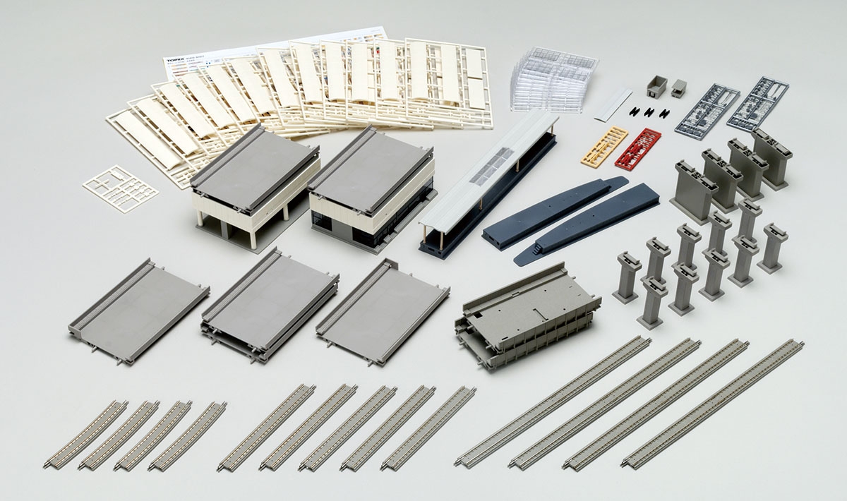 高架複線スラブ駅セットⅡ(レールパターンHB-SL)｜製品情報｜製品検索