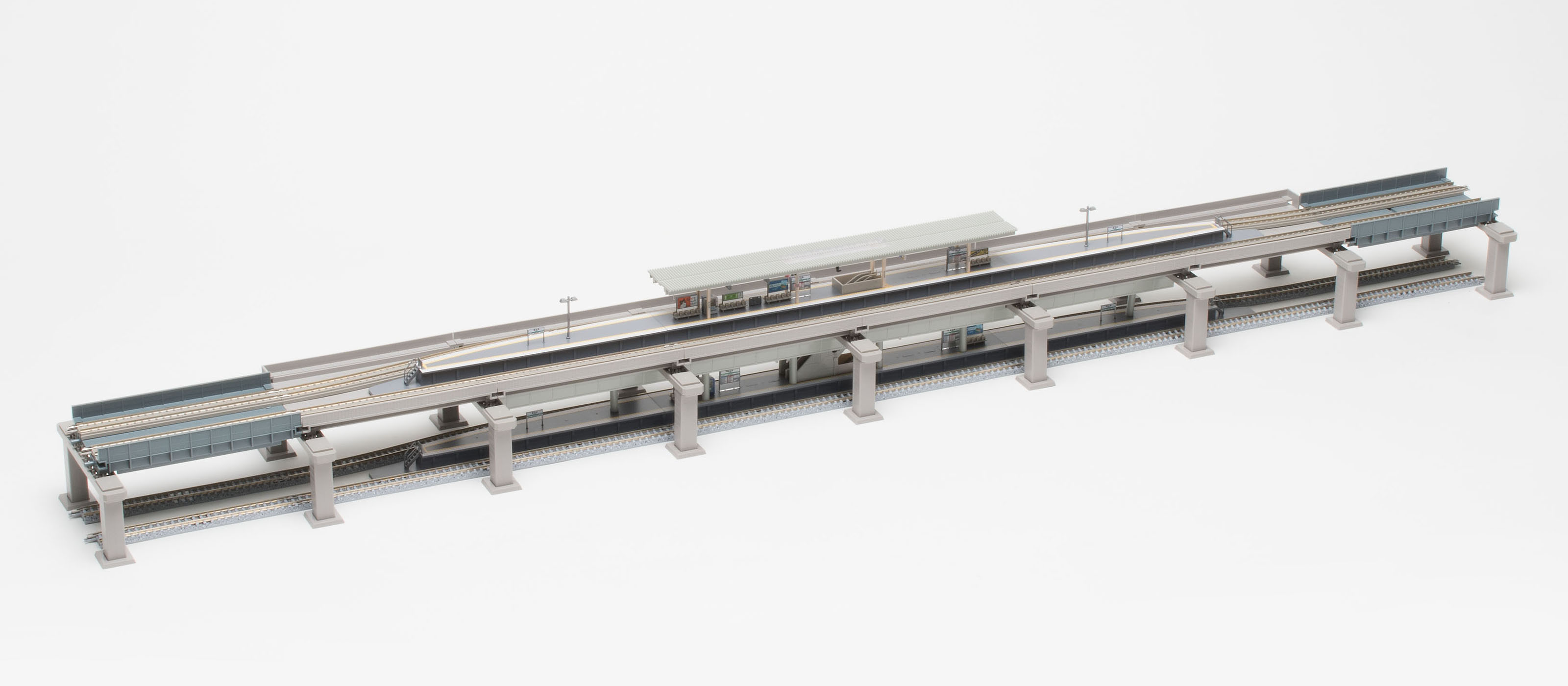 TOMIX N情報室 高架複線階層駅セット Vol.1