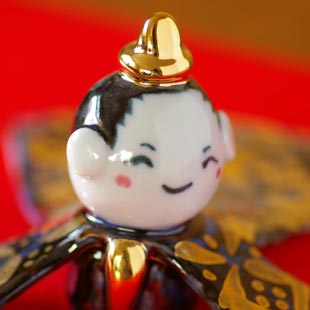 砥部焼の和食器 陶房遊の雛人形 【砥部工房 からくさ】