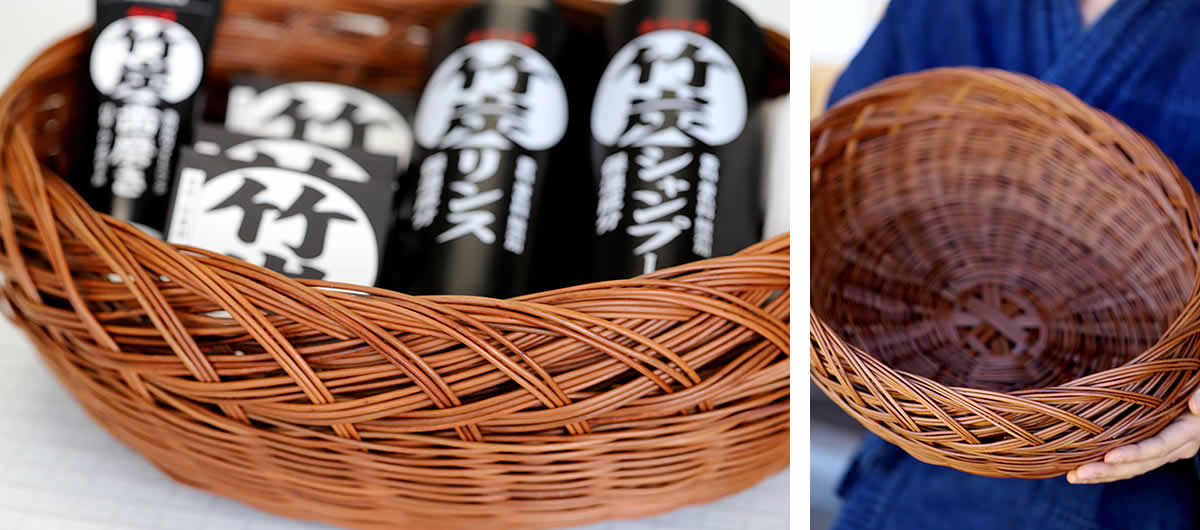 シダ編み二重籠 | 虎斑竹専門店 竹虎