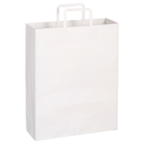 たのめーる】TANOSEE 紙手提袋 平紐 大 ヨコ320×タテ400×マチ幅115mm