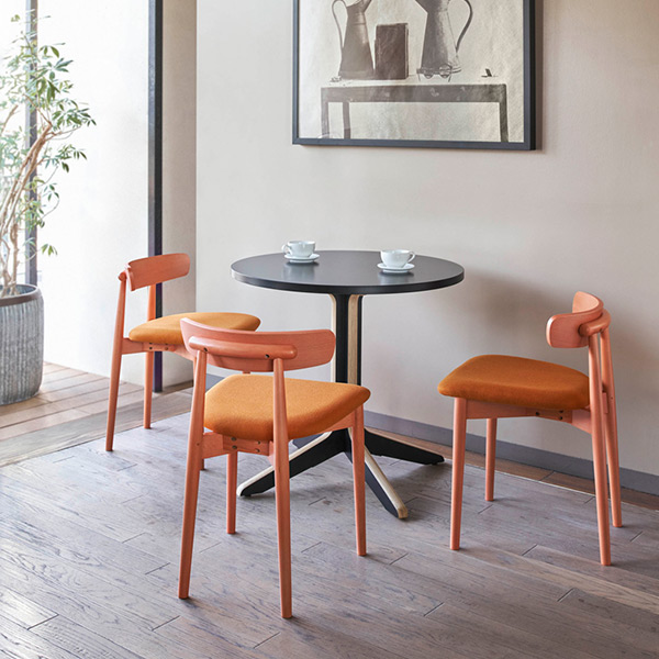 ウスタ 木製椅子 ダイニングチェア クレス（CRES）｜店舗家具ピースワーク