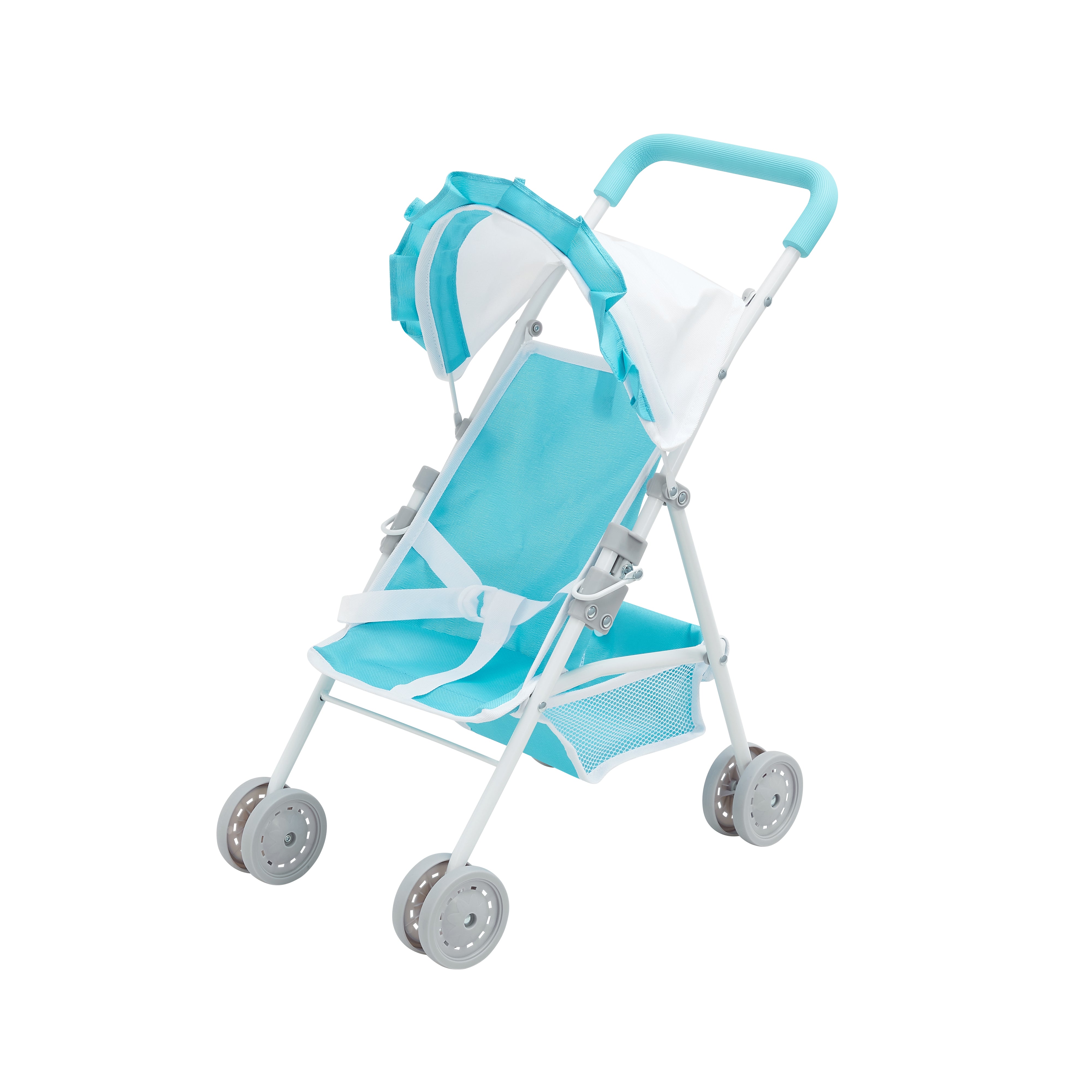 Olivia's Little World Baby Doll 3pc Nursery Set, Blue & White