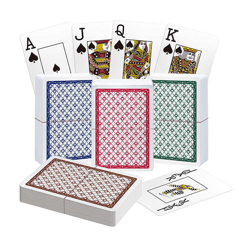 Copag Cards Plastic Poker Size Jumbo Index Red Blue