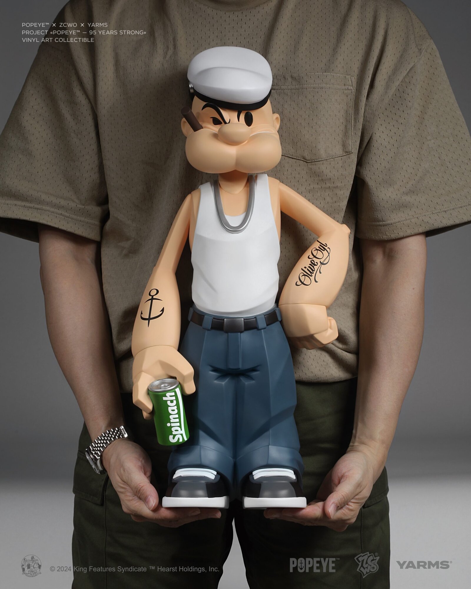 YARMS Studio x ZCWO POPEYE 95 Years STRONG - The Toy Chronicle