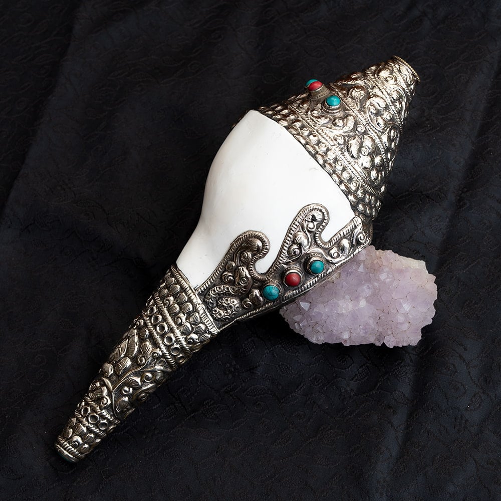 宗教法具 シャンカ・トゥンカル（法螺貝） の通販[送料無料