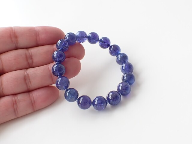 TK0213 【プレミアム】 タンザナイト 11mm～12mm ブレスレット