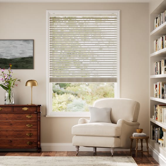 ラスティック オフホワイト ウッドブラインド