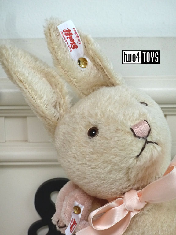 Steiff 683862 ROSIE RABBIT & BABY BUNNY MOHAIR USA | Two4Toys