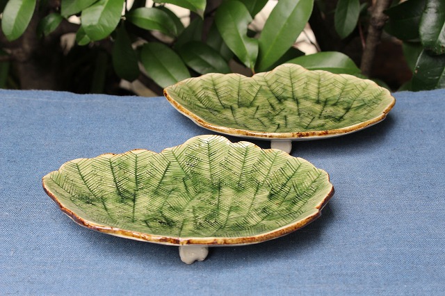 岐阜県土岐市の加藤芳平（松泉窯）の重ね松取皿 うつわ家膳｜人気作家