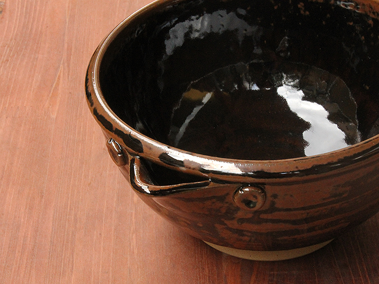 小石原焼飴釉片口【完売】／中皿/中鉢｜和食器・種類／和食器通販