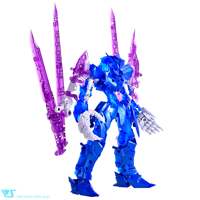 NEXATE PRIME 近接格闘タイプ：V-RAID クリアブルー×メタリックブルー