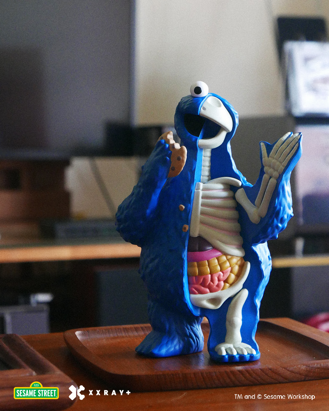 XXRAY Plus Cookie Monster by Jason Freeny x Mighty Jaxx - Vinyl Pulse