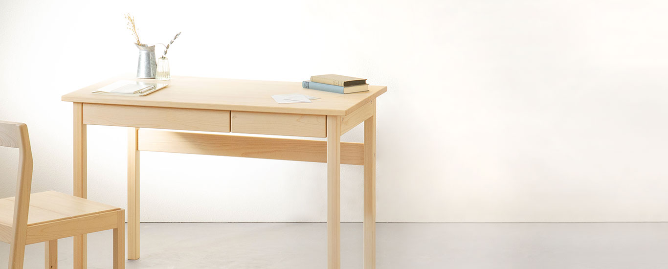 4本脚デスク 100｜家具と学習机(デスク)の専門店キシル