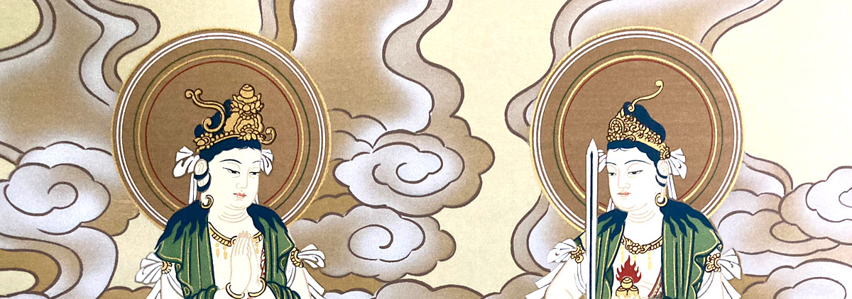 仏書・仏画の掛け軸 伊藤香川作 真言十三佛