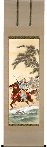 端午の節句掛け軸 藤吉正勝作 武者
