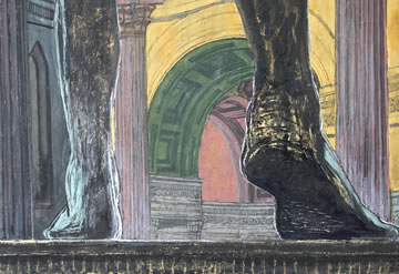 日本画家 柳沢正人 作品集｜イタリアを描く