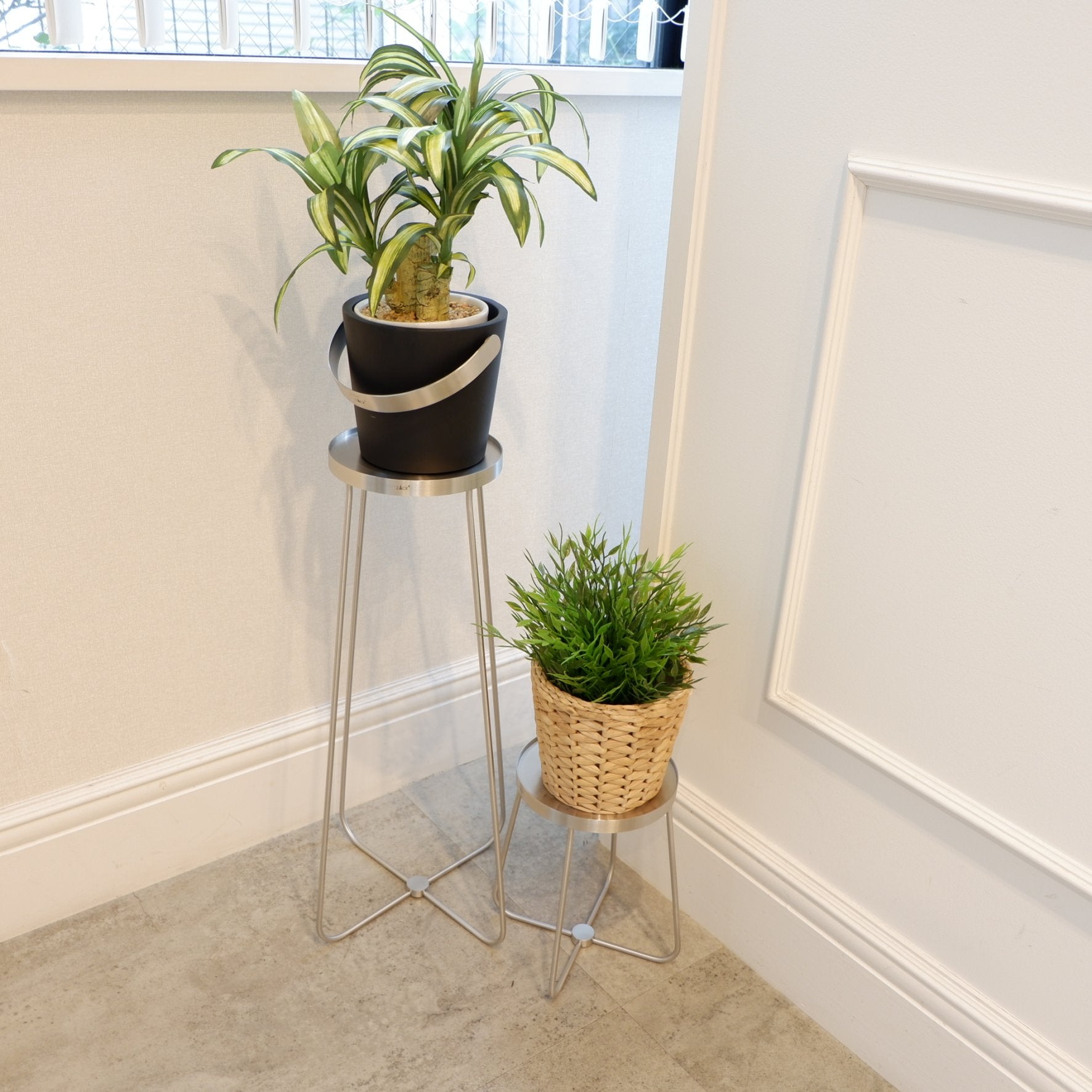 フラワーポットスタンドL｜30636 PLATENA HL ガーデニング 鉢置き 鉢