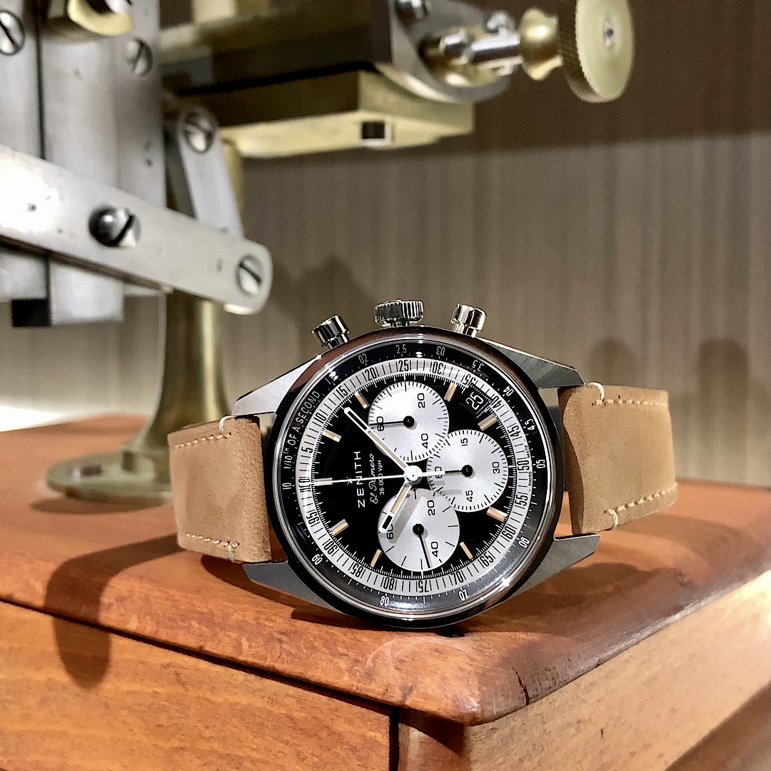 クラシカルな雰囲気の”逆パンダ”文字盤が魅力！『クロノマスター