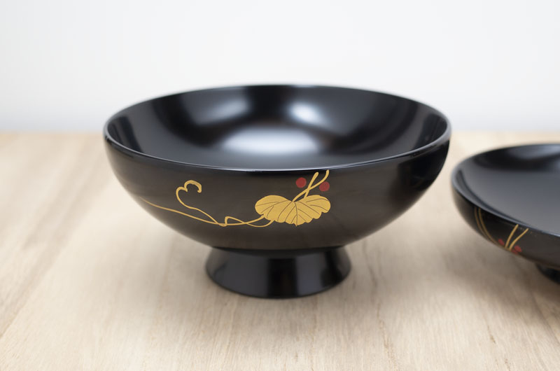 吸物椀〈蔦〉｜吸物椀｜商品｜佐藤善六漆器店［川連漆器］