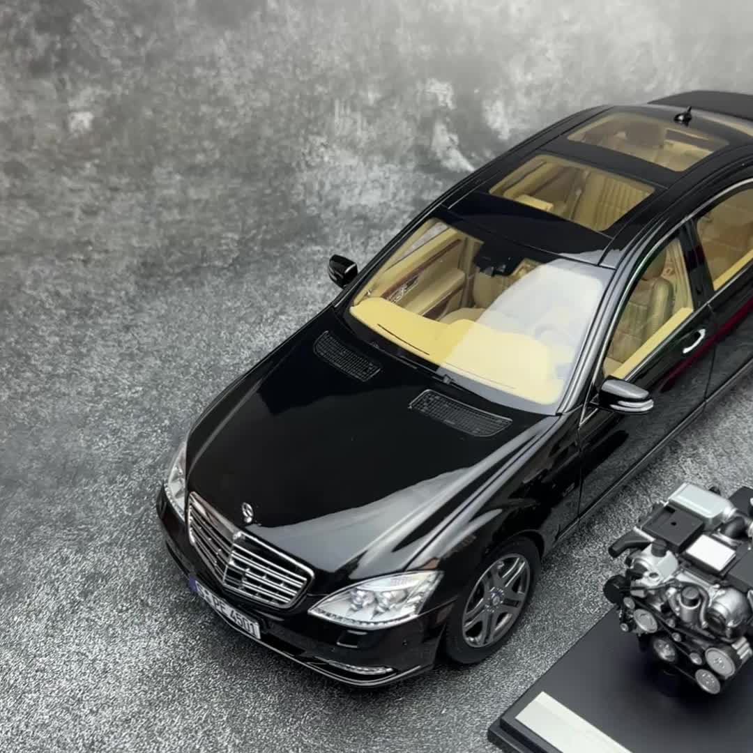 Motorhelix MH brand 1:18 scale S-Class S600L W221 car model Metal