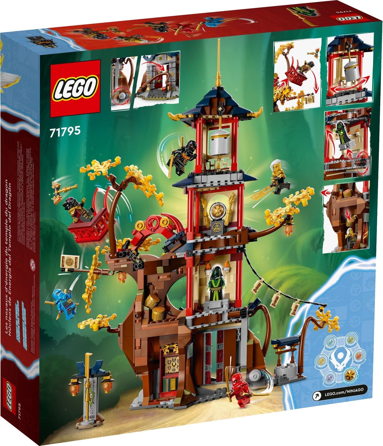 LEGO® Ninjago 71795 Temple of the Dragon Energy Cores (1029 pieces