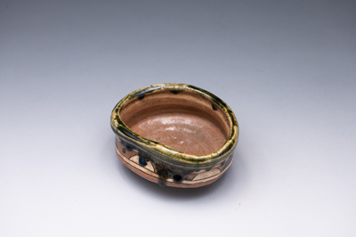 赤坂游ギャラリー｜ 鳴海織部茶碗 Narumi Oribe ,tea bowl