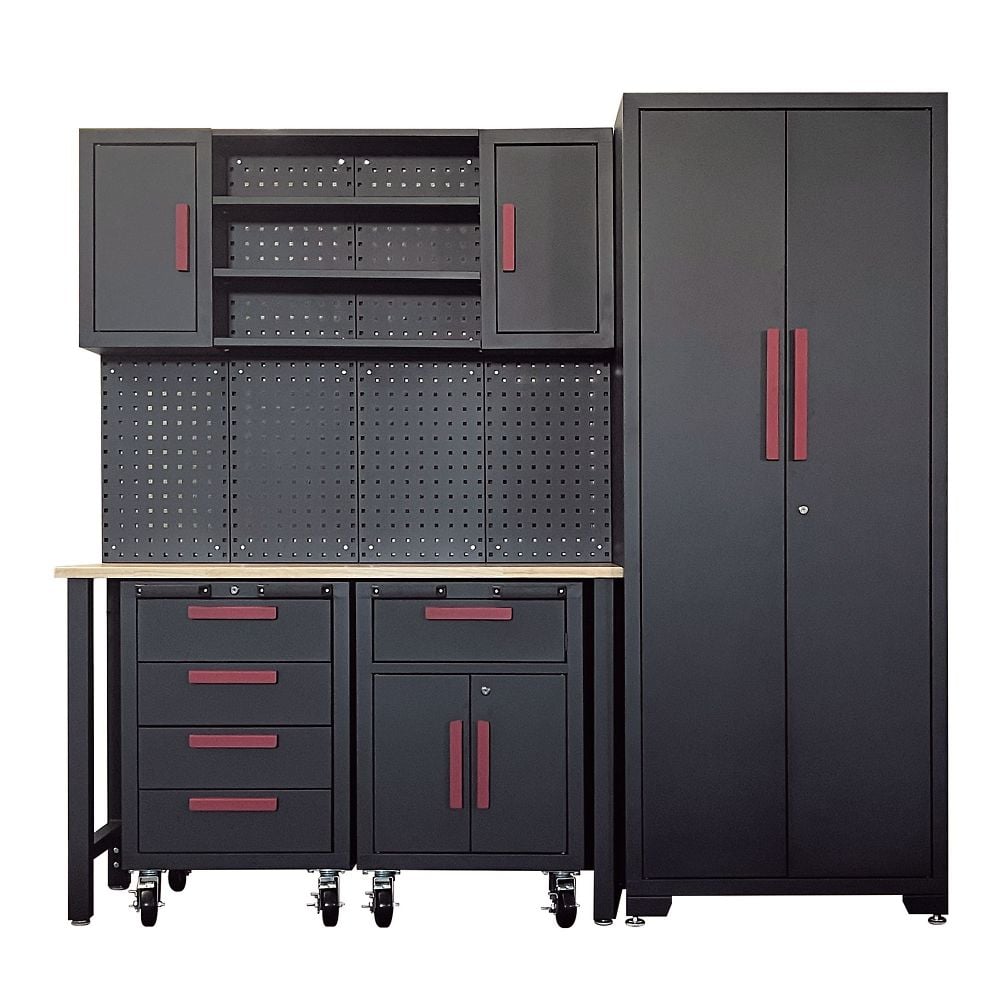 68-0449-16 ガレージキャビネット ブラック 【AXEL】 アズワン