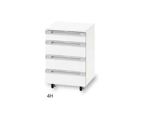 3-5838-11 移動式ユニット 引出し4段 4H 【AXEL】 アズワン