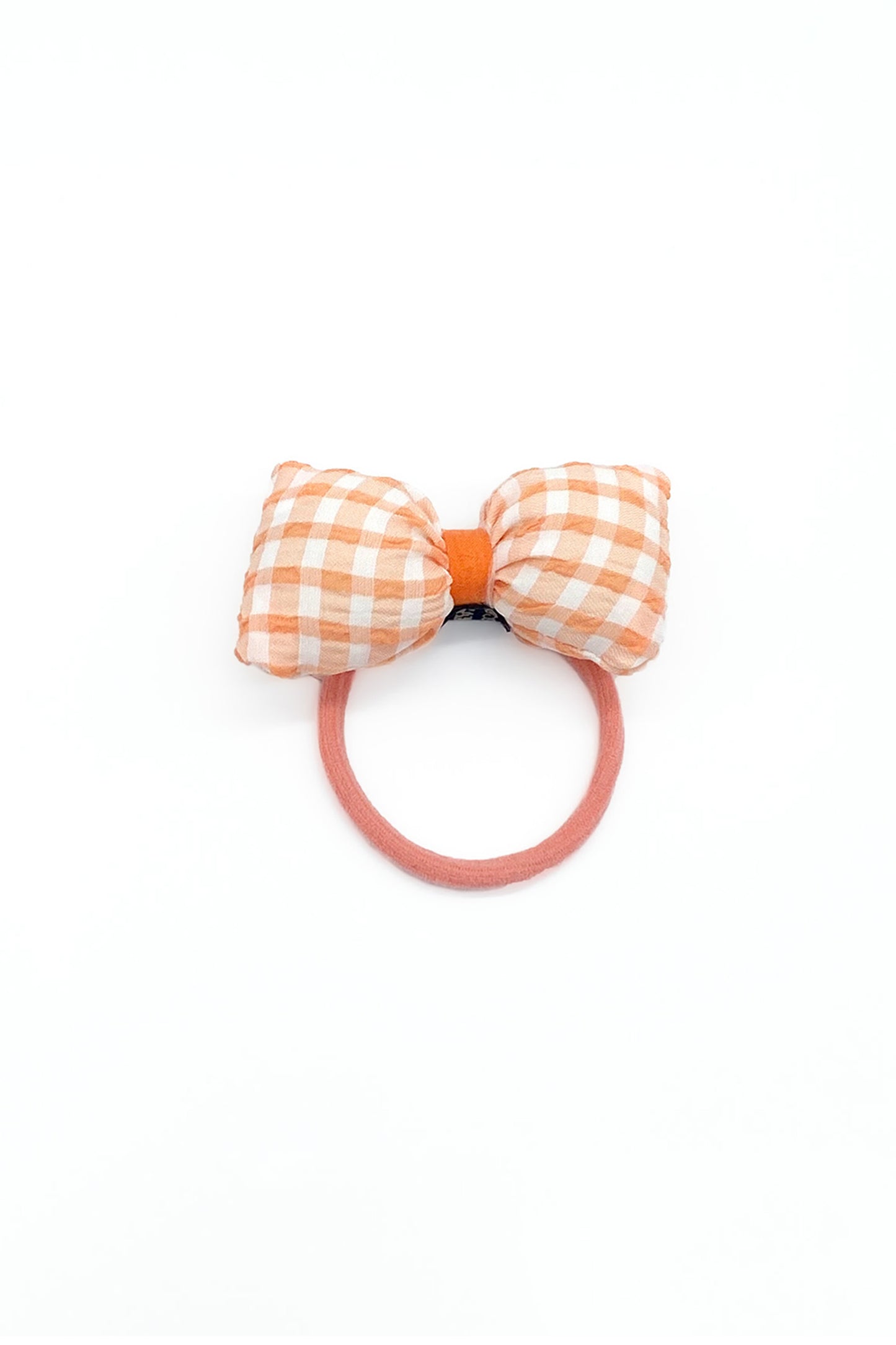 Check ribbon rubber（チェックリボンヘアゴム） – ajuippo