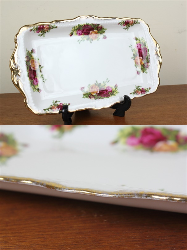 ロイヤルアルバート ROYAL ALBERT オールドカントリーローズ 角皿