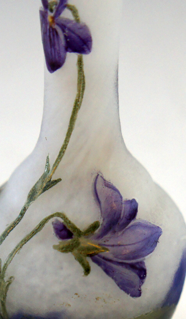 ドーム・ナンシー「スミレ文小花瓶」《アンティックかとう》