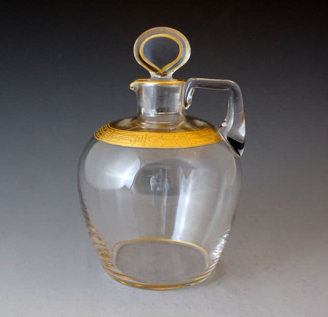 オールドバカラ「グラスセット：金彩リキュールセット」《アンティック