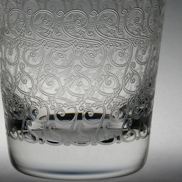 オールドバカラ「ローハン ROHAN ロックグラス 高さ9.5cm（容量約180ml